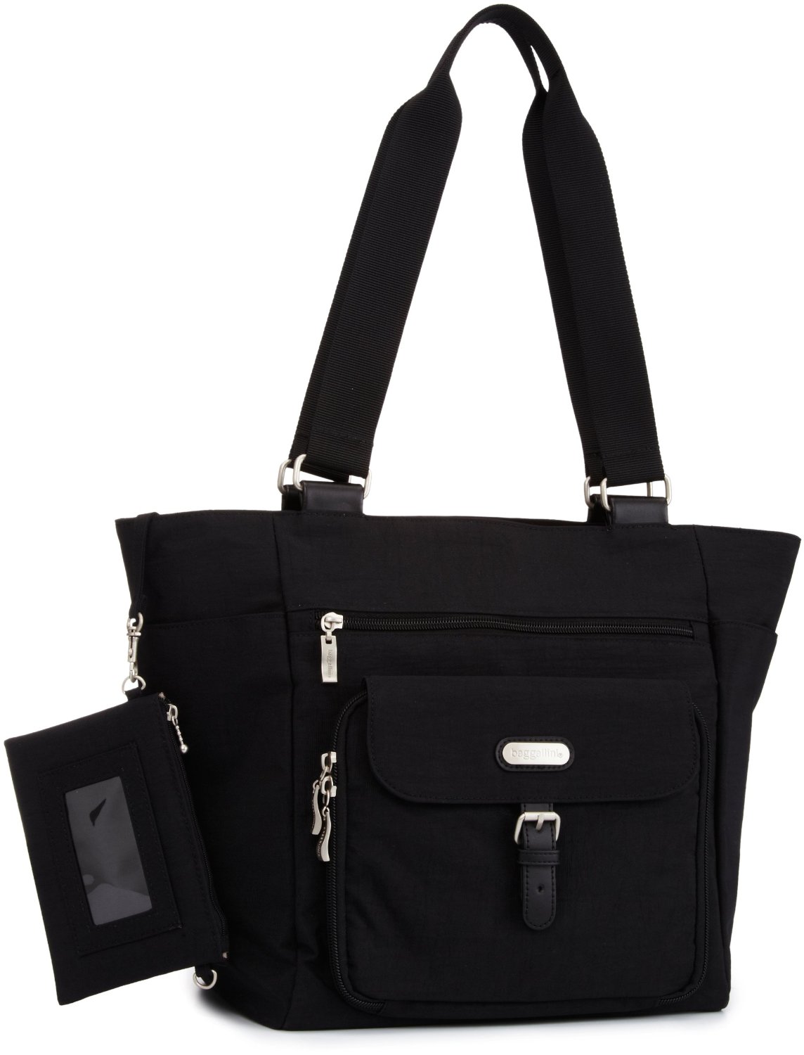 Baggallini Town Tote. Baggallini womens All Around Tote, black with ...