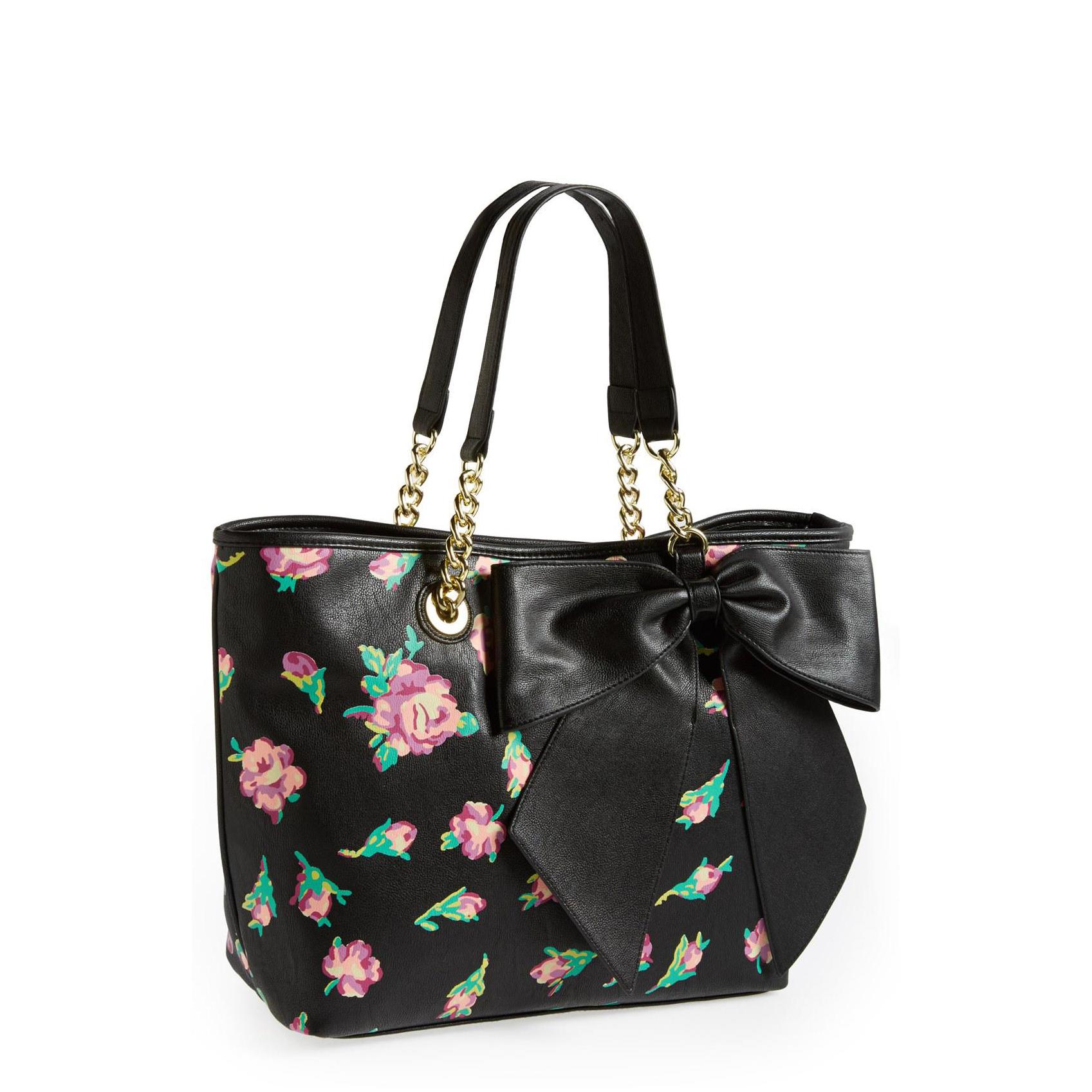 betsey johnson large tote bags