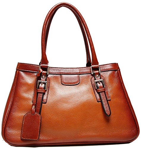 Heshe Leather Handbags. HESHE Genuine Leather Tote Bags for Women ...