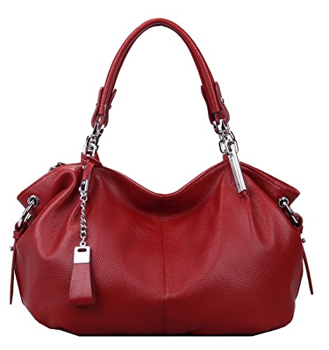 Heshe Leather Handbags. HESHE Leather Shoulder Bags for Women Hobo ...