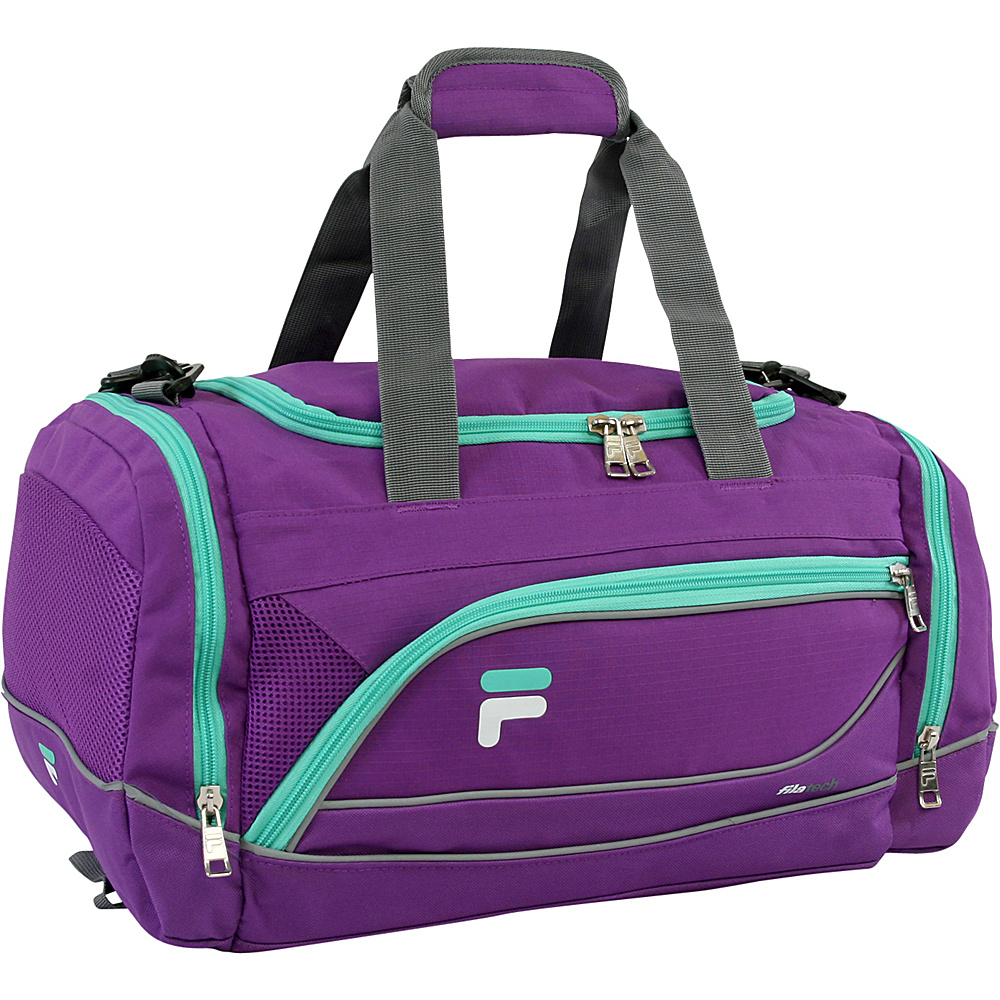 Fila Duffle Bag. Fila Acer 25&quot; Sport Duffel Bag, Black/Neon Green, One Size.