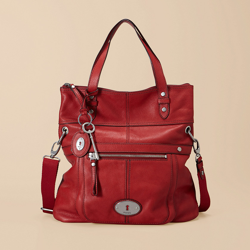 fossil foldover bag