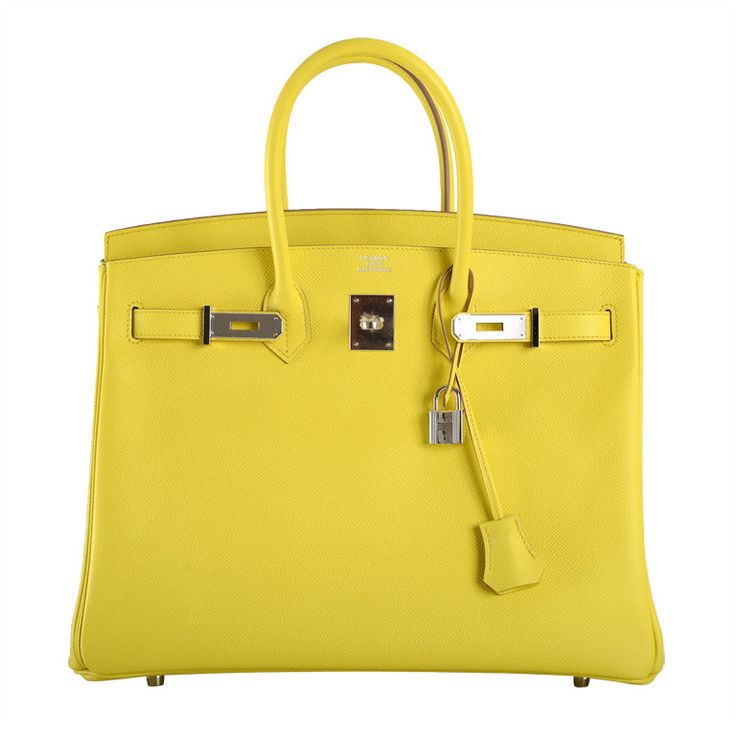 Yellow Birkin Bag. ZYZii Purse Pillow for Birkin 20/25/30/35/40,Memory ...