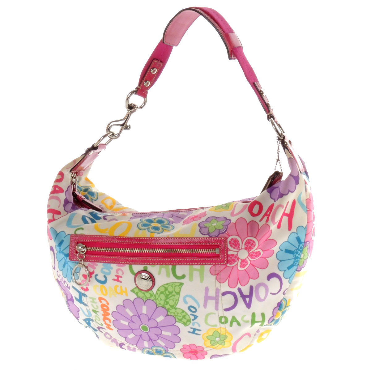 coach belt bag floral